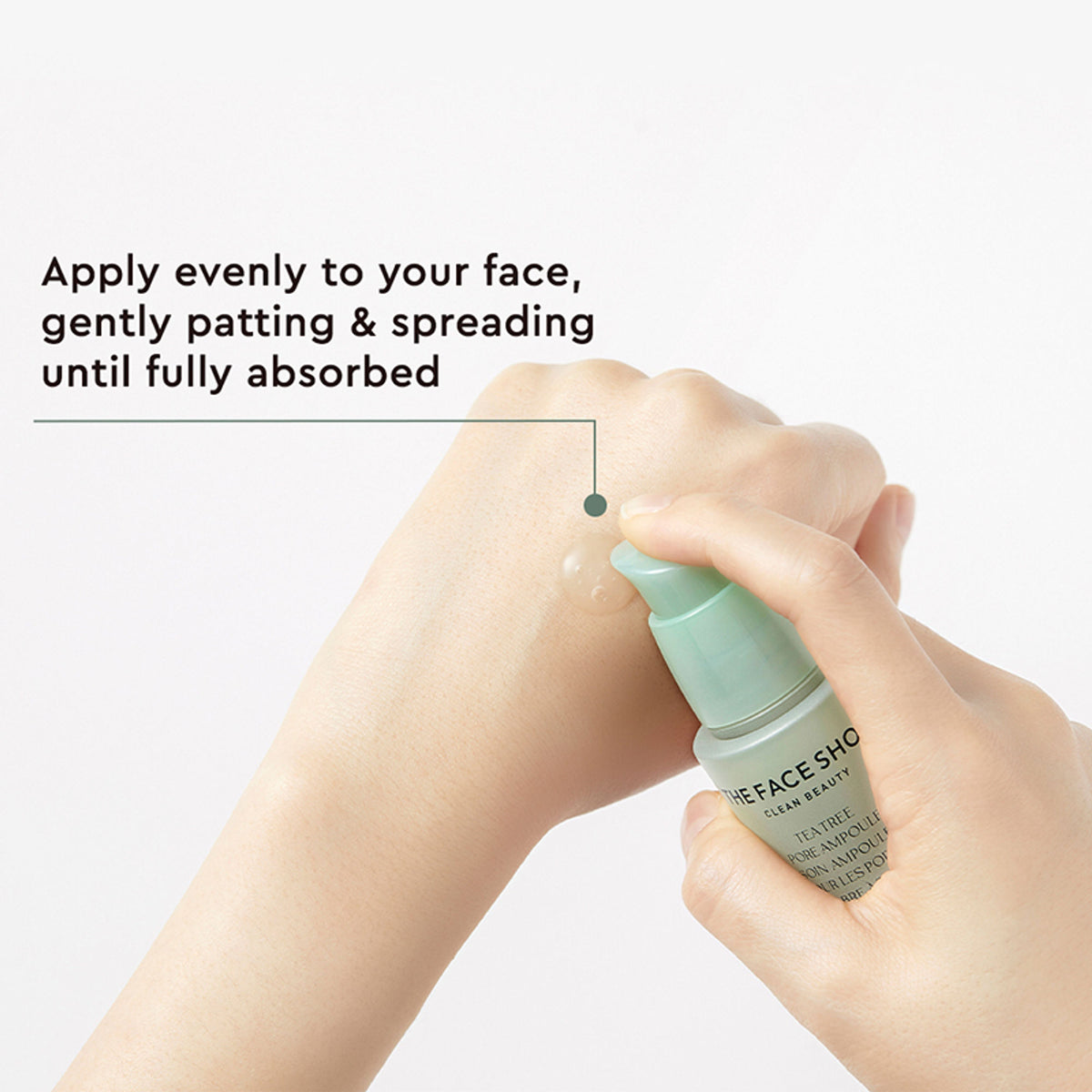 The Face Shop Tea Tree Pore Korean Ampoule Serum with AHA, Salicylic Acid (BHA) & PHA for Acne