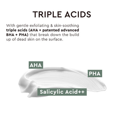 The Face Shop Tea Tree Pore Cream - Korean Moisturizer with AHA, Salicylic Acid (BHA) & PHA for Acne