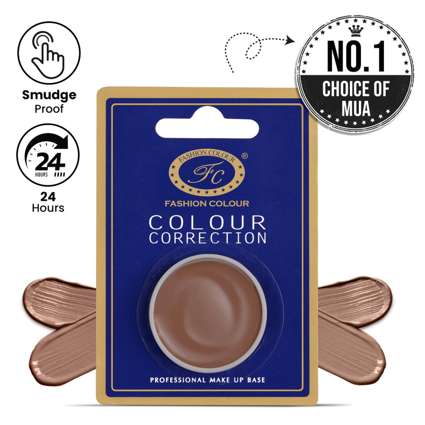 FASHION COLOUR Colour Correction Makeup Base Single Packing - Fs27