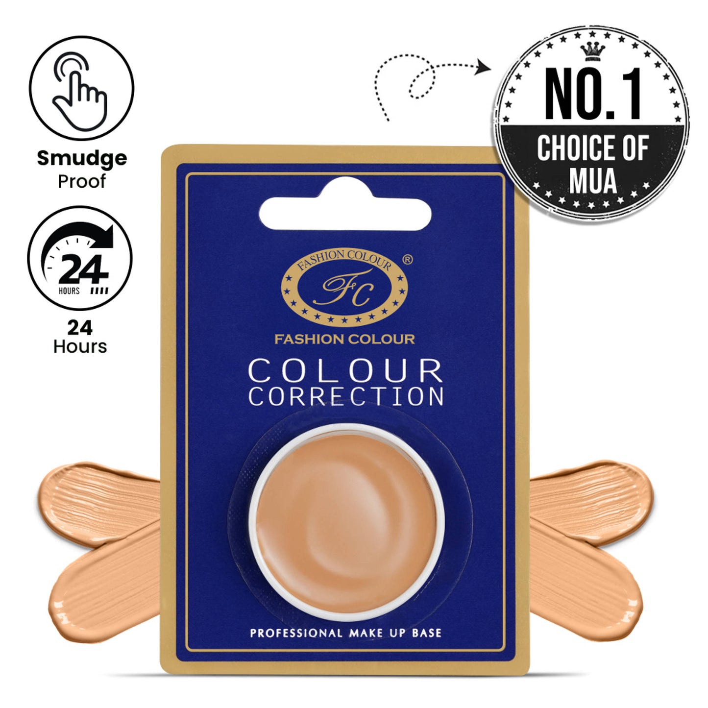 FASHION COLOUR Colour Correction Makeup Base Single Packing - Fs28