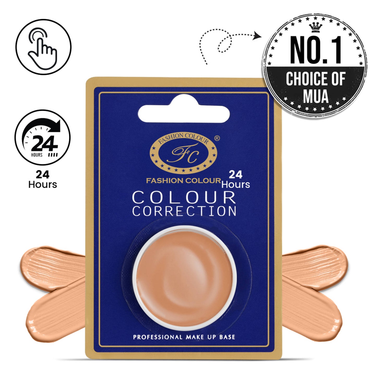 FASHION COLOUR Colour Correction Makeup Base Single Packing - Fs29