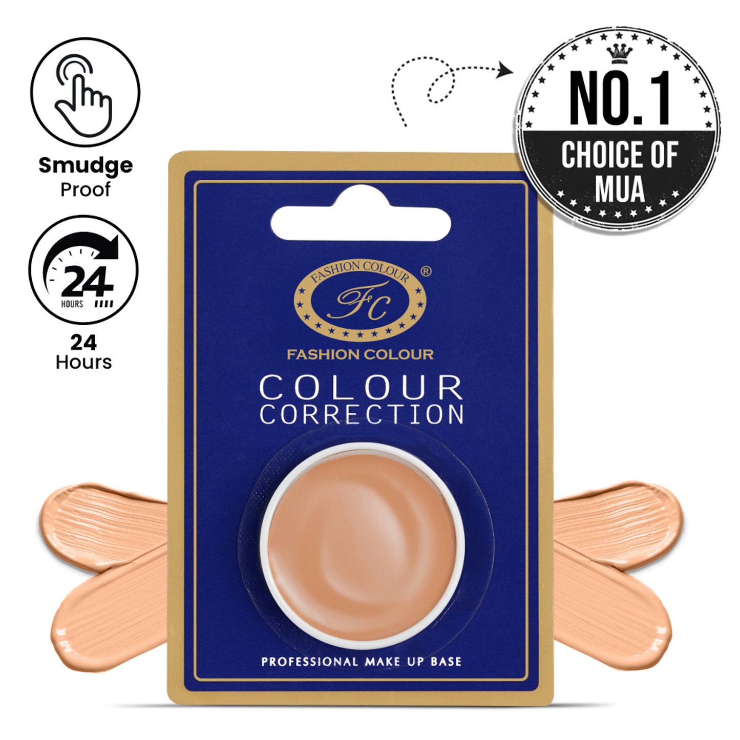 FASHION COLOUR Colour Correction Makeup Base Single Packing - Fs38