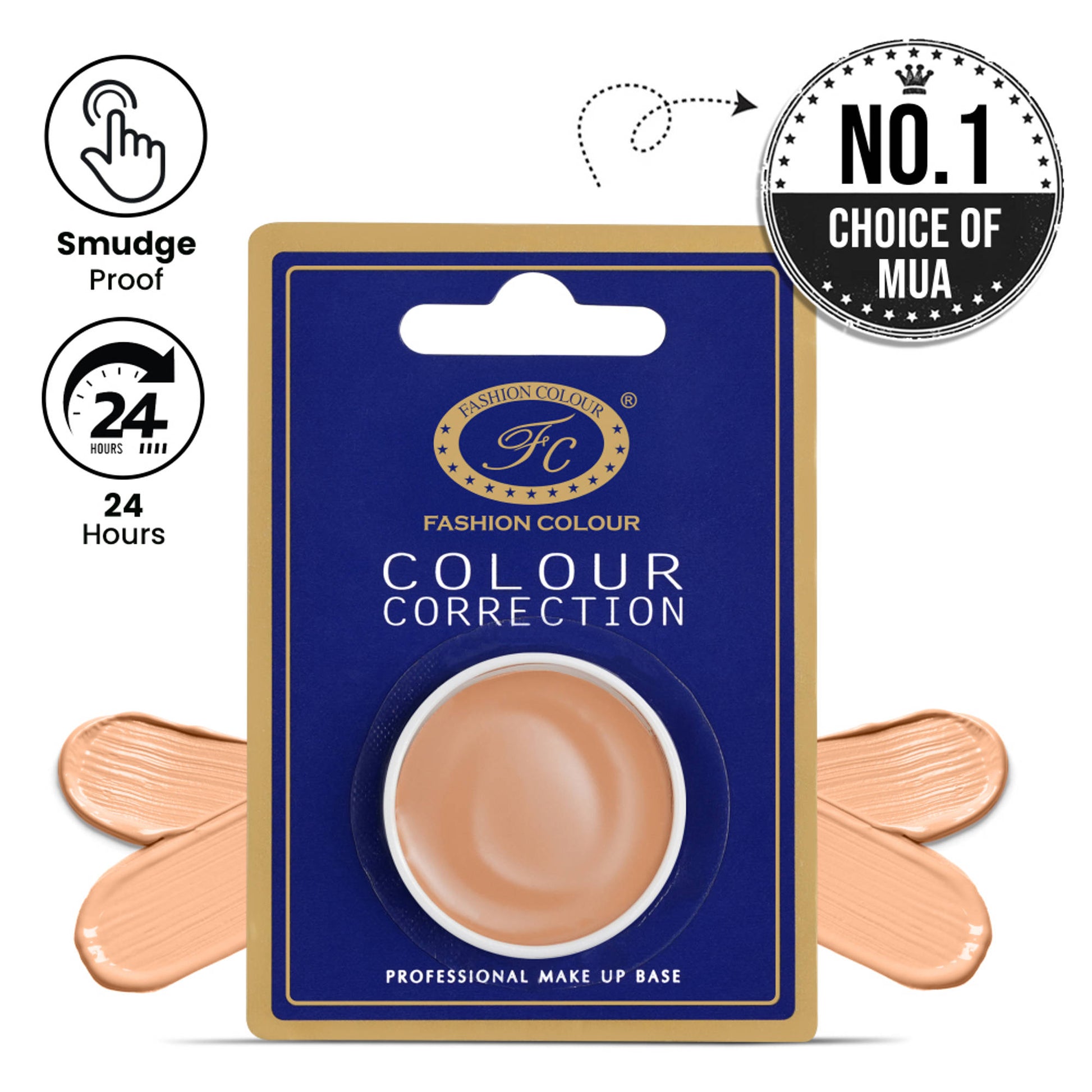 FASHION COLOUR Colour Correction Makeup Base Single Packing - Fs38