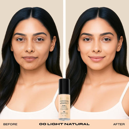 Milani Conceal + Perfect 2-in-1 Foundation + Concealer - 00 Light Natural