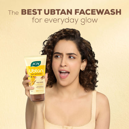 Joy Ubtan Tan Removal Face Wash, For Natural Glowing Skin