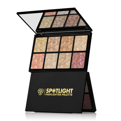 PAC Spotlight Highlighter Palette - Highly Pigmented Silky Smooth Texture, Radiant Glow in One Swipe