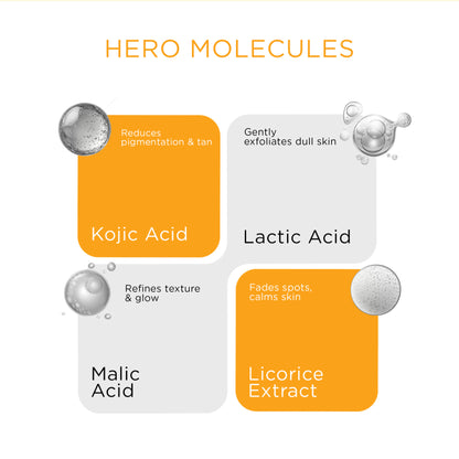 SKINQ Brightening Serum with Lactic & Malic Acid
