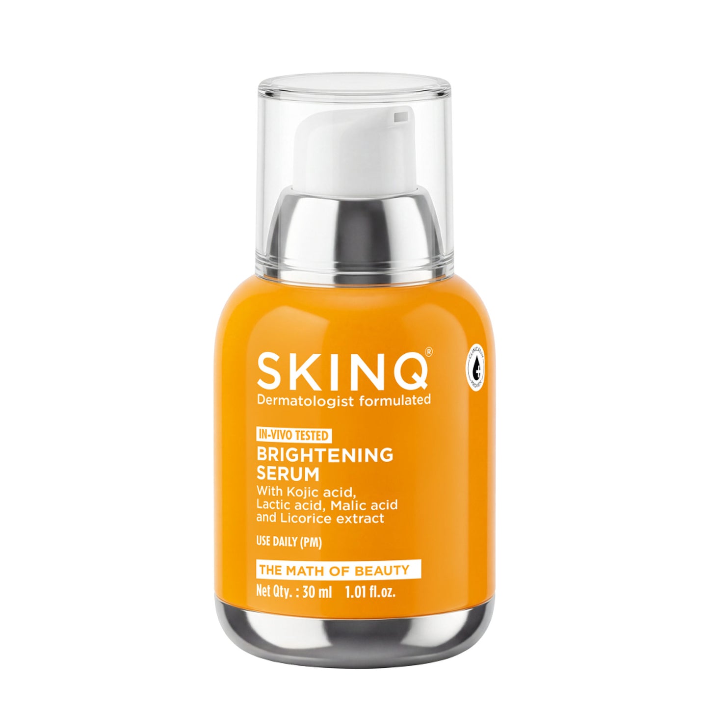 SKINQ Brightening Serum with Lactic & Malic Acid