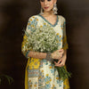 Dhiyona IE Women Floral Printed Cotton Kurta with Pyjama & Dupatta