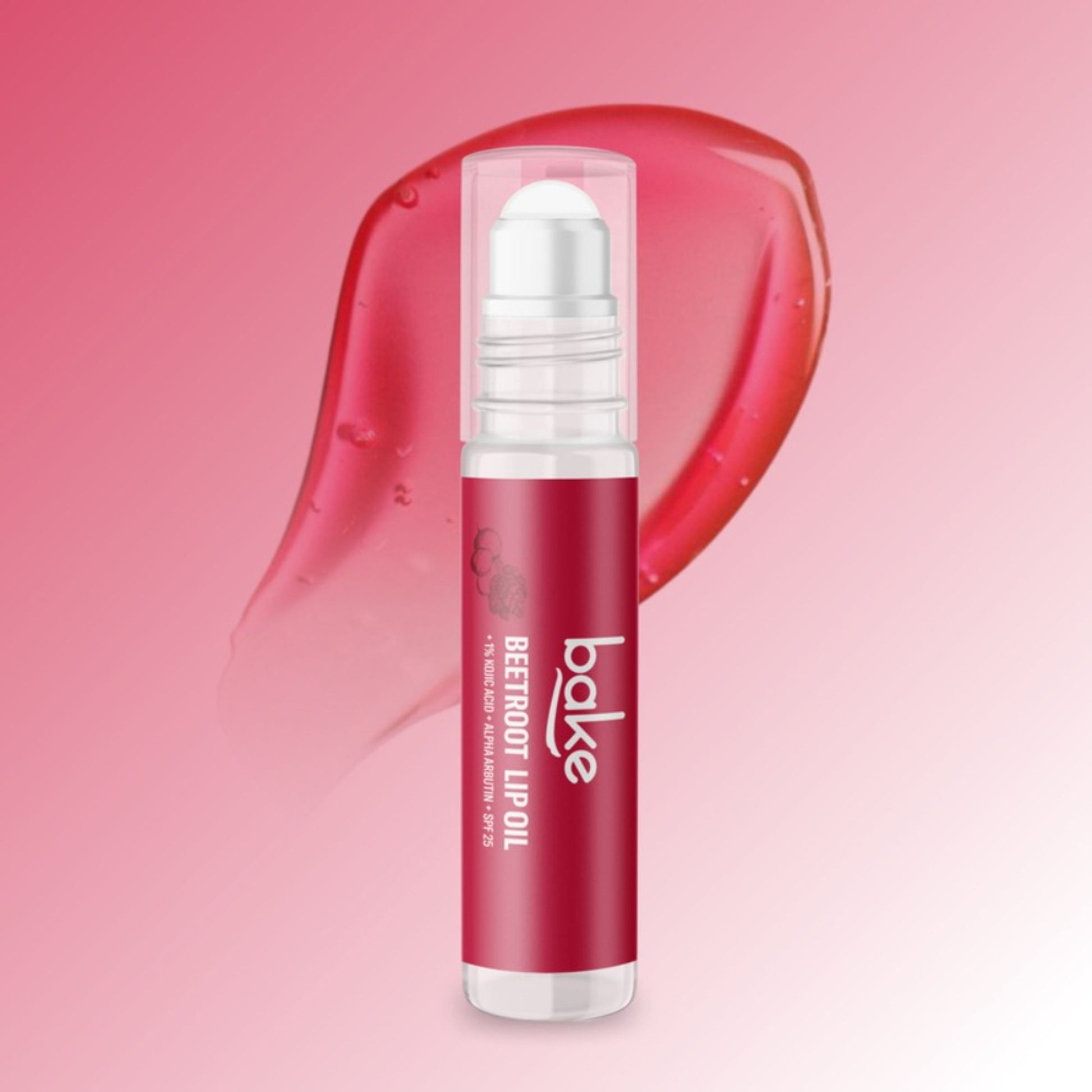 Bake 1% Kojic Acid + Alpha Arbutin Tinted Lip Balm Oil For Pigmented & Dark Lips With SPF 25