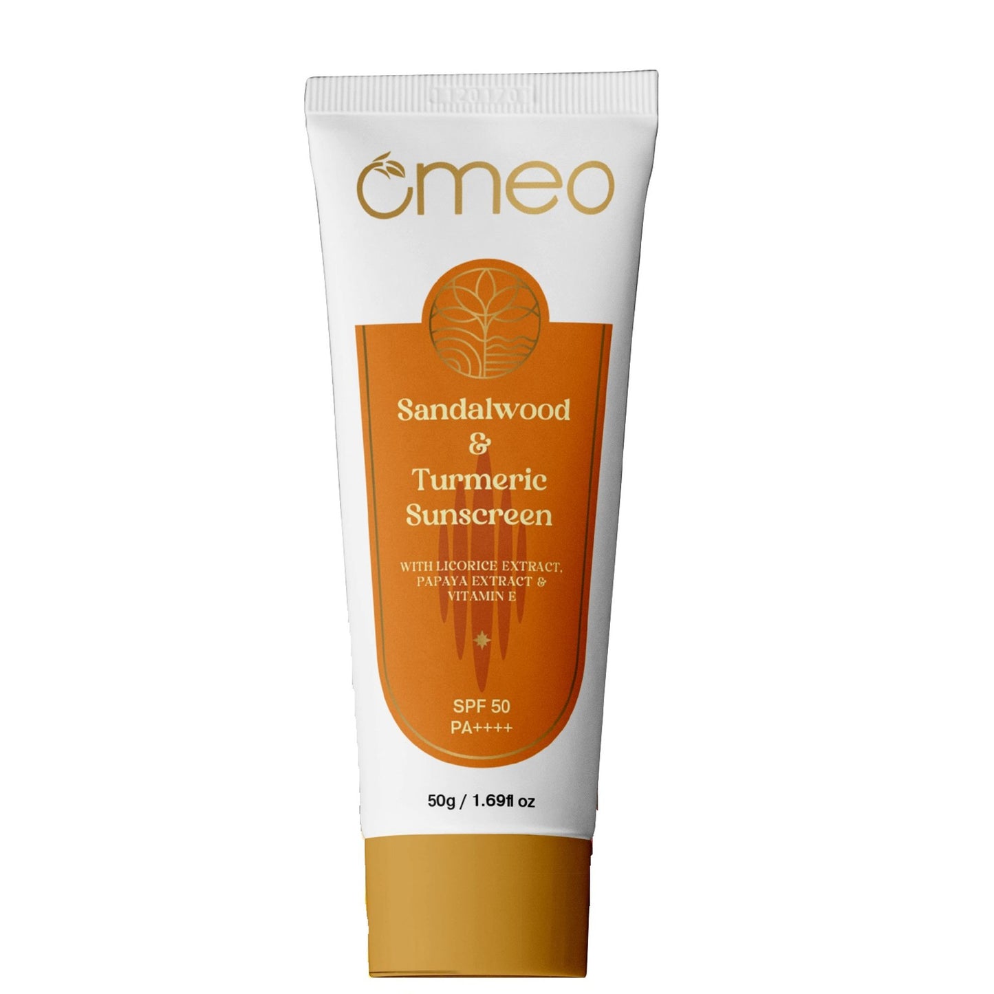 Omeo Sunscreen With Sandalwood, Turmeric, Papaya & Licorice Extract