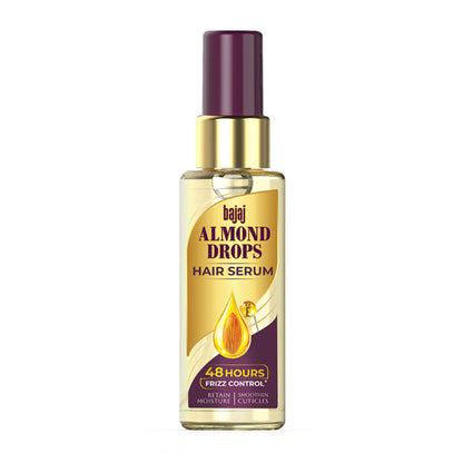 Bajaj Almond Drops Serum With Oil For Hair With Almond Oil & Vitamin E