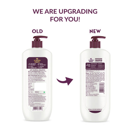 Bajaj Almond Drops Nourishing Shampoo, Almond Milk & Biotin, 10X Hairfall Reduction