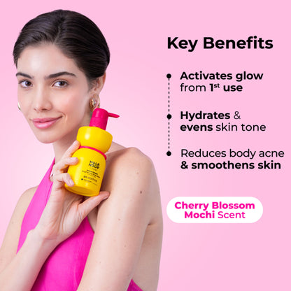 FoxTale Hula Hoop Brightening Body Wash by Foxtale , Exfoliates & Reduces Tan