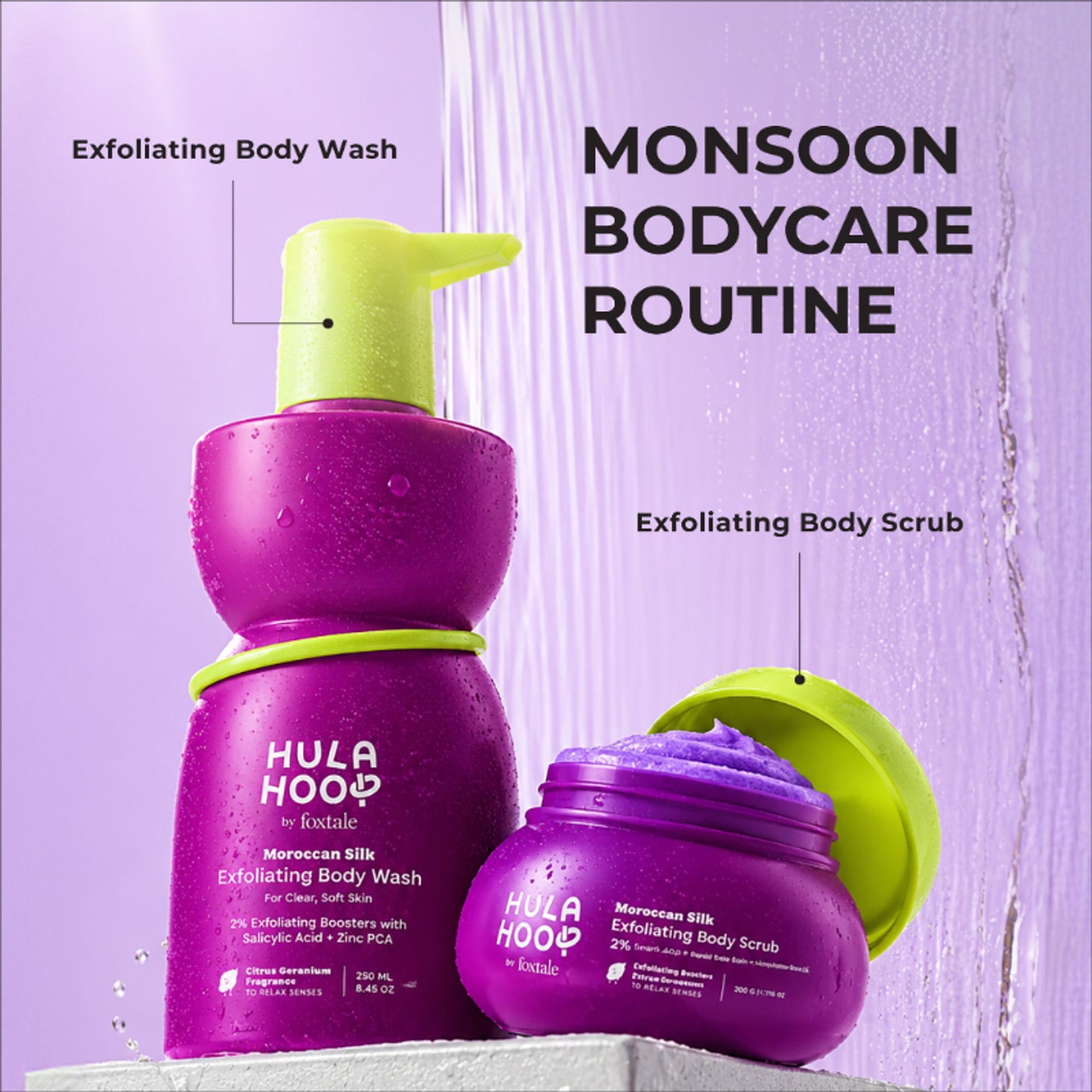 Foxtale Hula Hoop Moroccan Silk Exfoliating Body Scrub