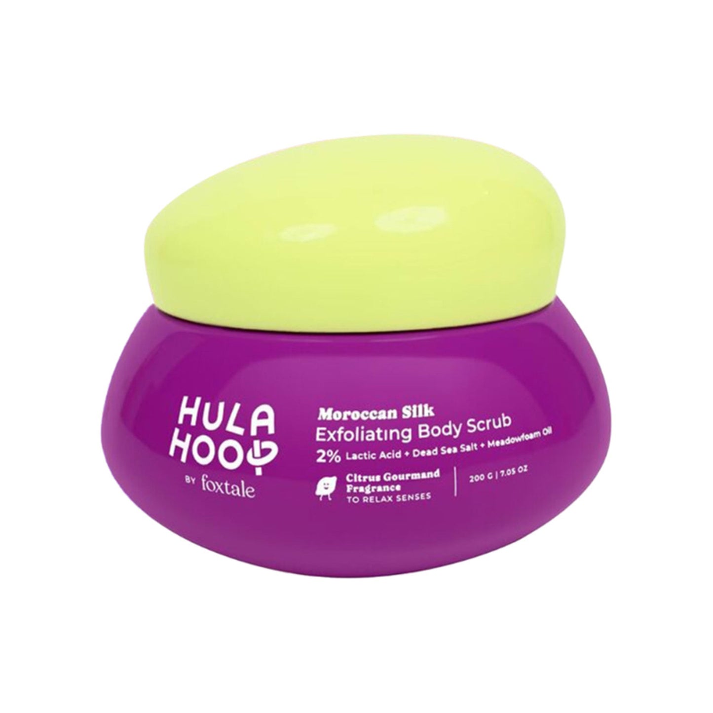 Foxtale Hula Hoop Moroccan Silk Exfoliating Body Scrub