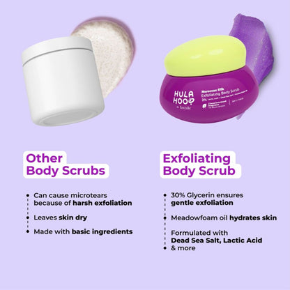 Foxtale Hula Hoop Moroccan Silk Exfoliating Body Scrub