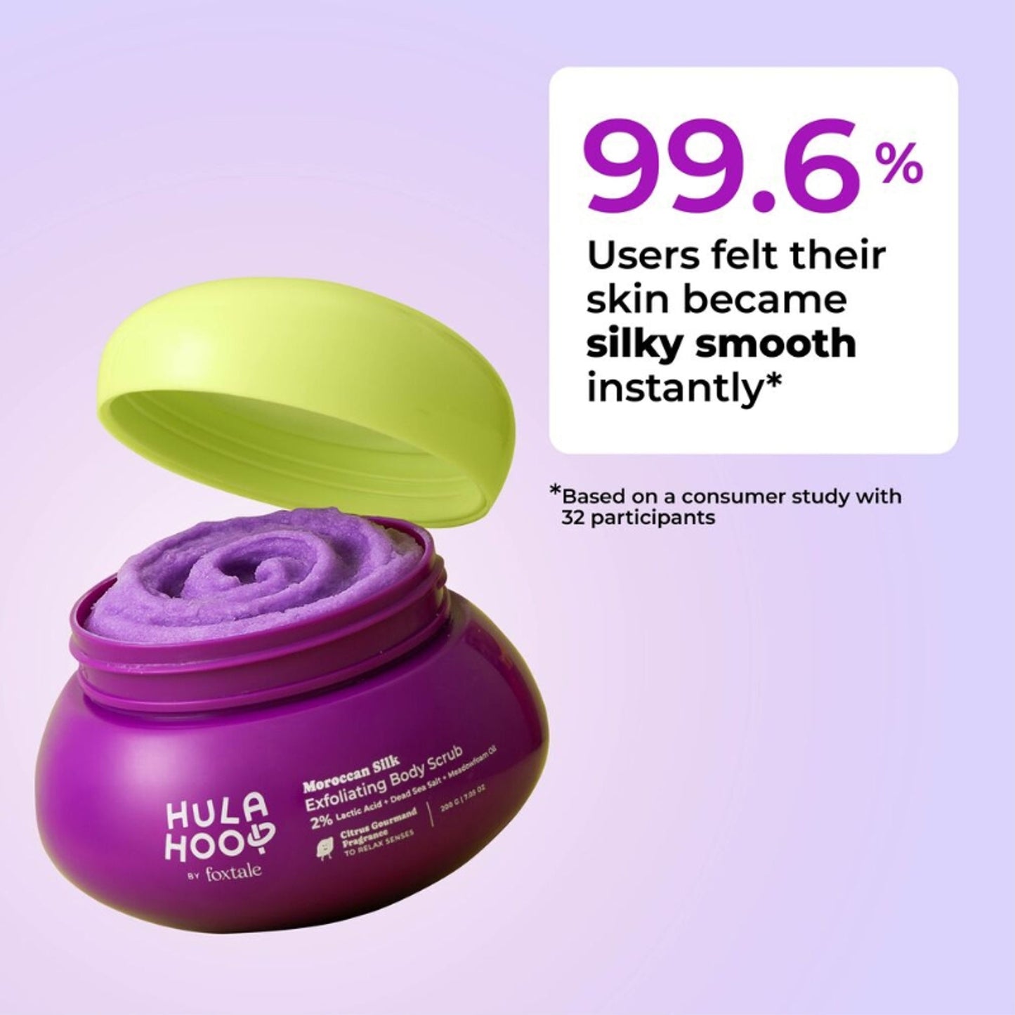 Foxtale Hula Hoop Moroccan Silk Exfoliating Body Scrub