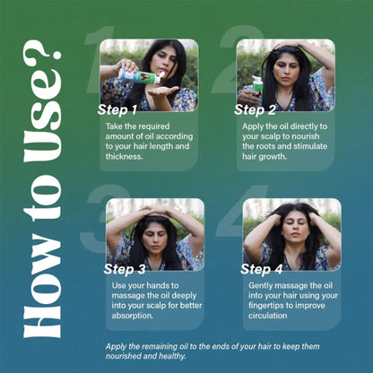 NIDHI'S GRANDMAA SECRET 100% Natural & Hand Made 13 Herbs Hair Oil for Hair Fall Control