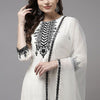 Dhiyona IE Ethnic Motifs Embroidered Regular Mirror Work Kurta With Palazzo And Dupatta