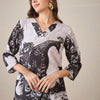 Dhiyona IE Women Floral Printed Regular Pure Cotton Kurta with Trousers