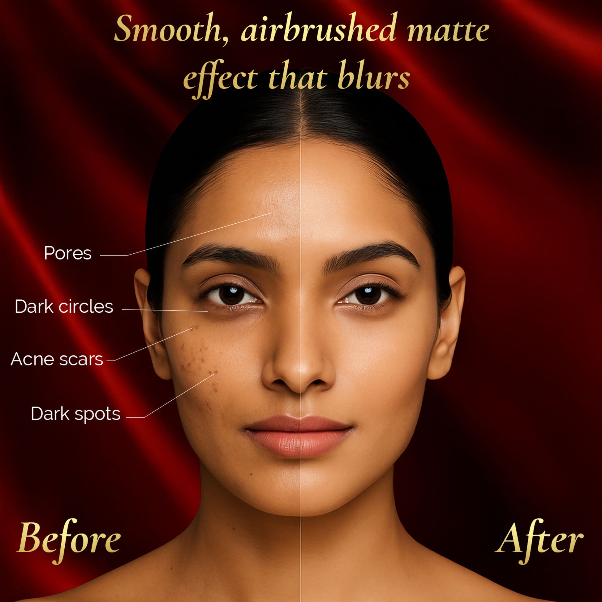 Faces Canada 3In1 All Day Hydra Matte Compact Powder - Tan 06