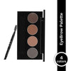 PAC SuperBrowww Palette X4 01 Arch My Brows -Cream & Powder Formula Natural Shades Seamless Blending