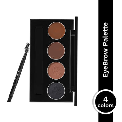PAC SuperBrowww Palette X4 02 Brow Binge - Cream & Powder Formula, Natural Shades, Seamless Blending