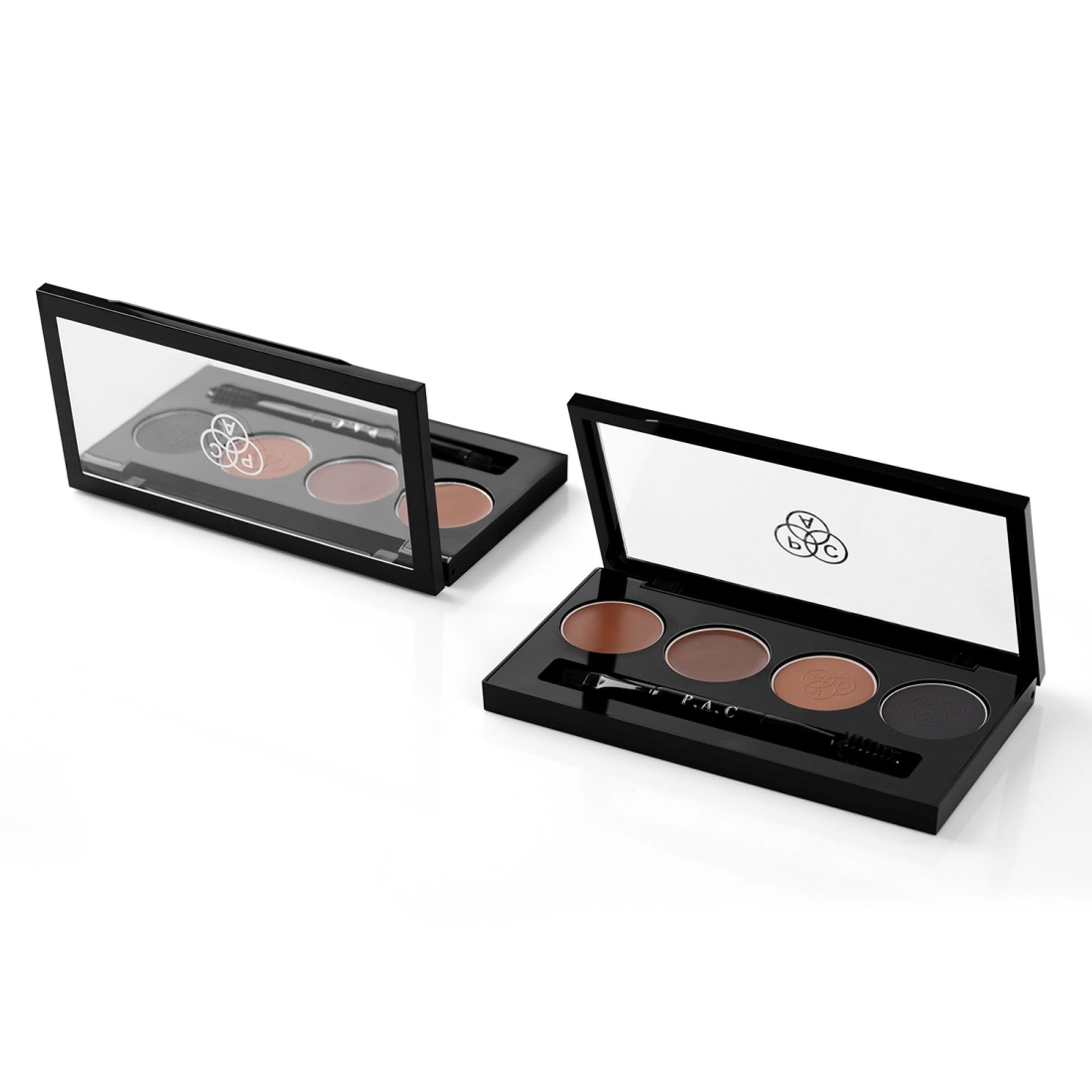 PAC SuperBrowww Palette X4 02 Brow Binge - Cream & Powder Formula, Natural Shades, Seamless Blending