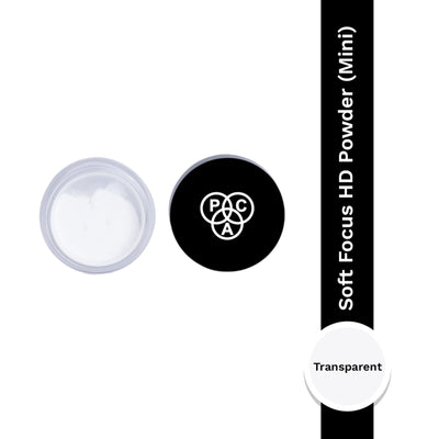 PAC HD Powder Banana - Absorbs Oil & Shine, Ultra Blurring Matte Finish, Prevents Flashbacks - Transparent