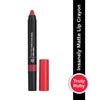 PAC Insanely Matte Lip Crayon - 12H Longlasting, Non Drying, Smudgeproof, Matte Finish - Truly Ruby