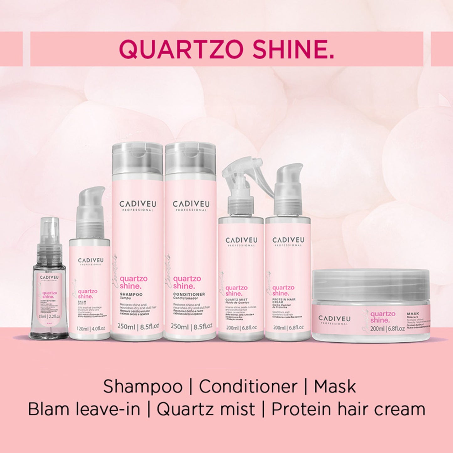 Cadiveu Quartzo Shine Conditioner For Soft & Shiny Hair