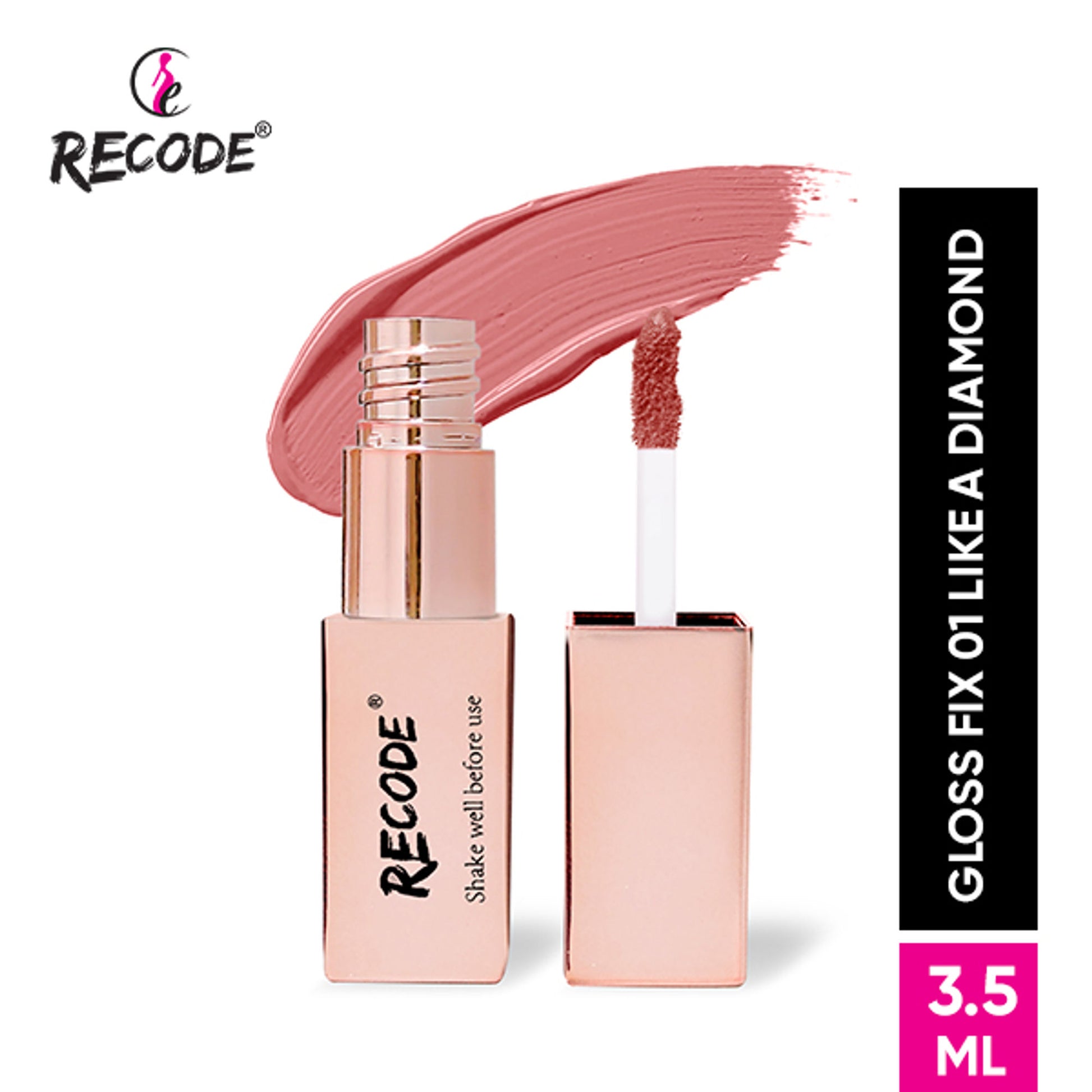 Recode Gloss Fix Super Shine Liquid Lipstick - 01 Like A Diamond