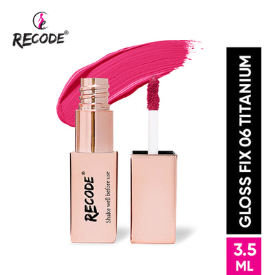 Recode Gloss Fix Super Shine Liquid Lipstick - 06 Titanium