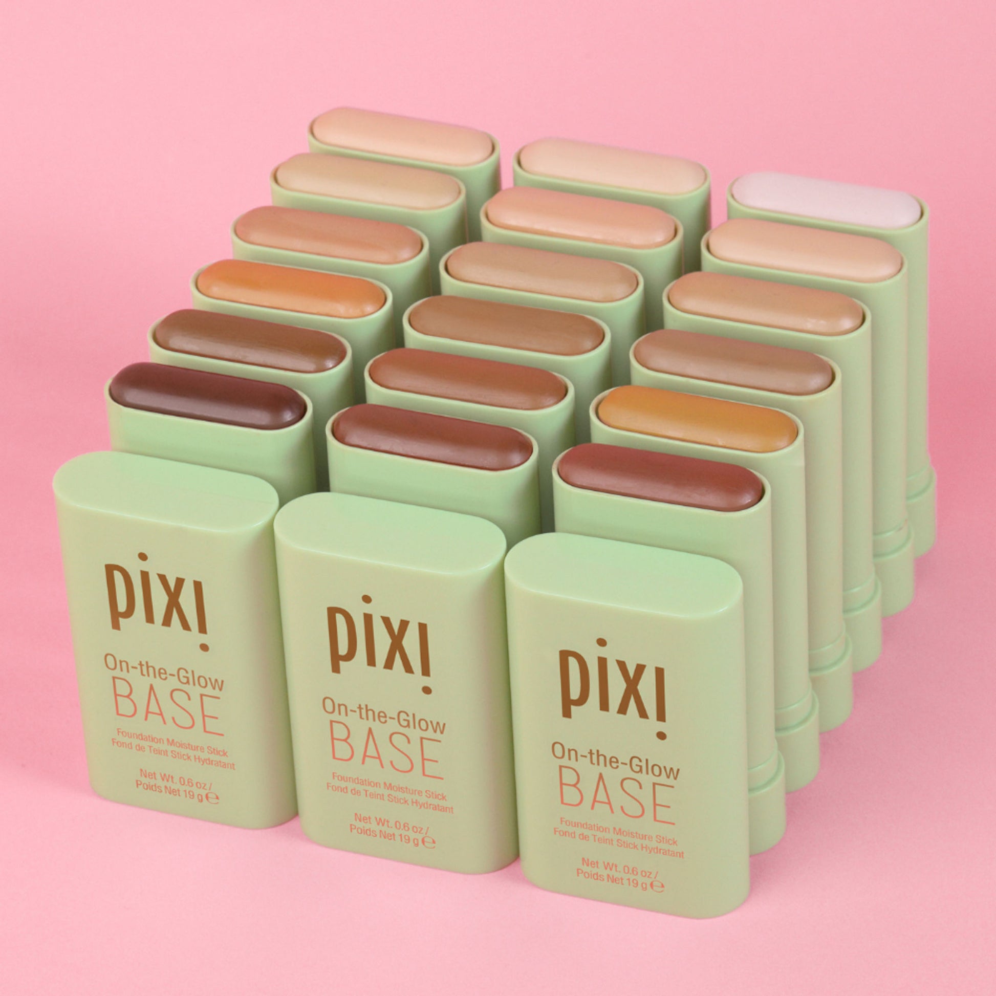 PIXI On-The-Glow Base Foundation Stick - Mocha
