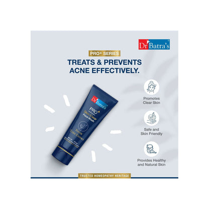 Dr Batra's PRO +Skin Clear Face washEnriched withTulsi,Neem,Aloe Vera,Natural Extract