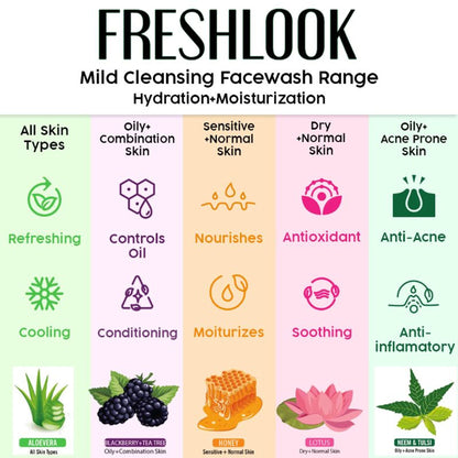Keya Seth Aromatherapy Fresh Look Face Wash Neem & Tulsi