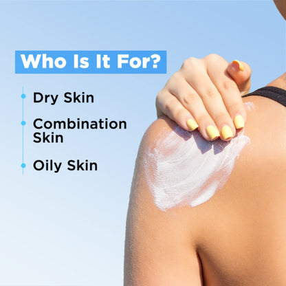 SunScoop 5% Niacinamide Sunscreen Body Lotion SPF 50+ PA++++ 24-Hrs Moisturization In-Vivo Tested