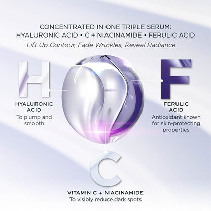 Lancome Renergie H.C.F. Triple Serum - Advanced Anti-Aging Hyaluronic Acid & Vitamin C