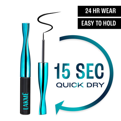 Lakme 9 to 5 Eyeconic Liquid Eyeliner - Black