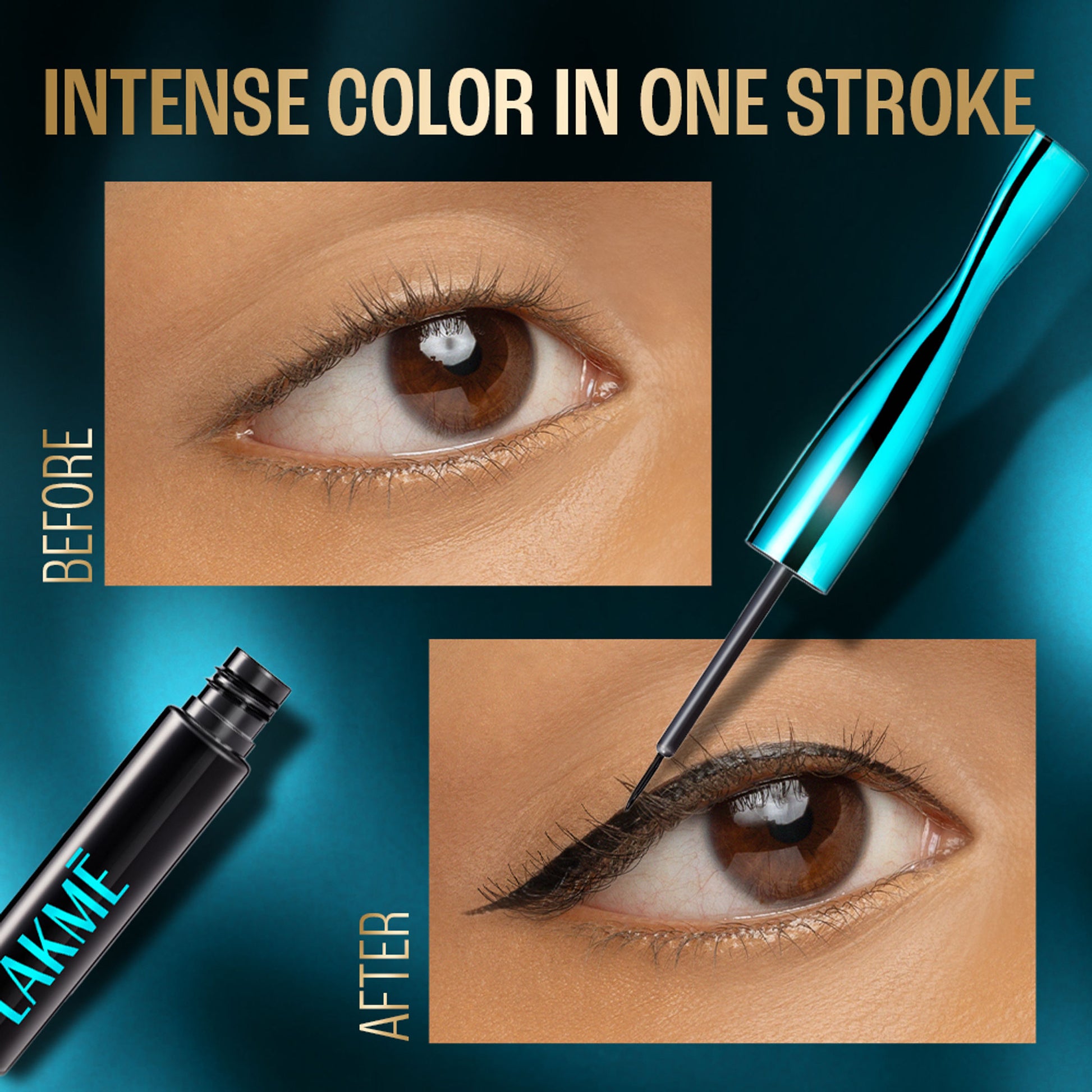 Lakme 9 to 5 Eyeconic Liquid Eyeliner - Black