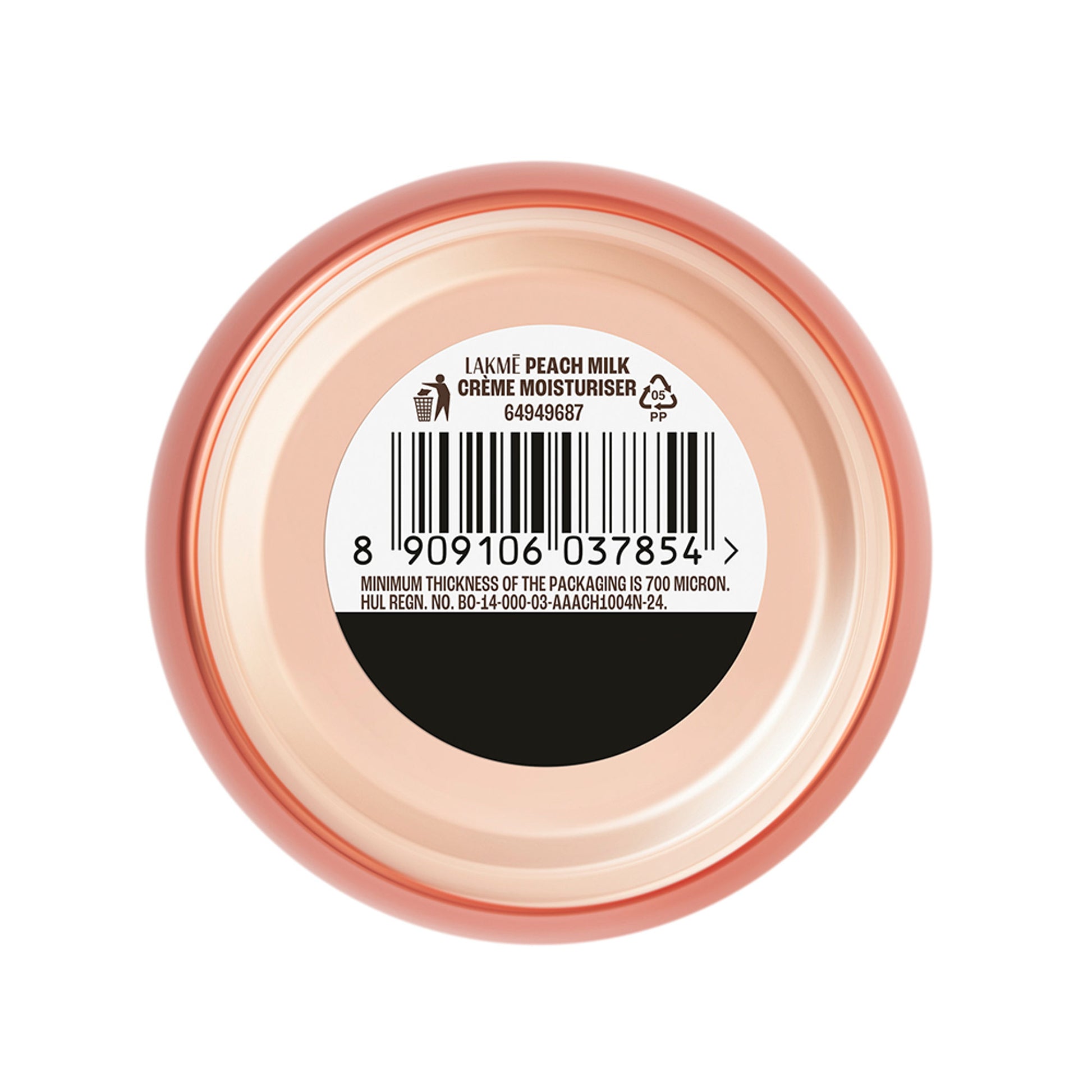 Lakmé Peach Creme Moisturiser, Ceramide & Peptide, Skin Barrier Repair & Hydrated Glow