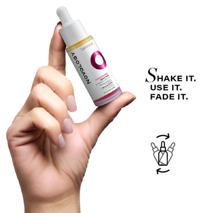 Novology Bi-Phasic Serum for Hyperpigmentation, Dark Spots, Blemishes and Acne Marks, Dermat Tested