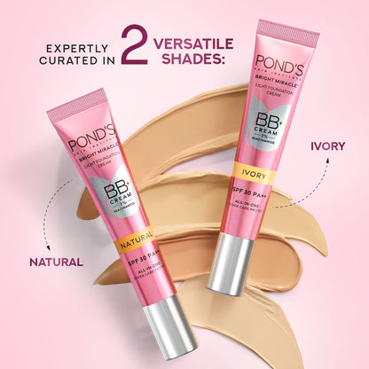 Ponds BB+ Cream Instant Spot Coverage + Light Make-up Glow Ivory