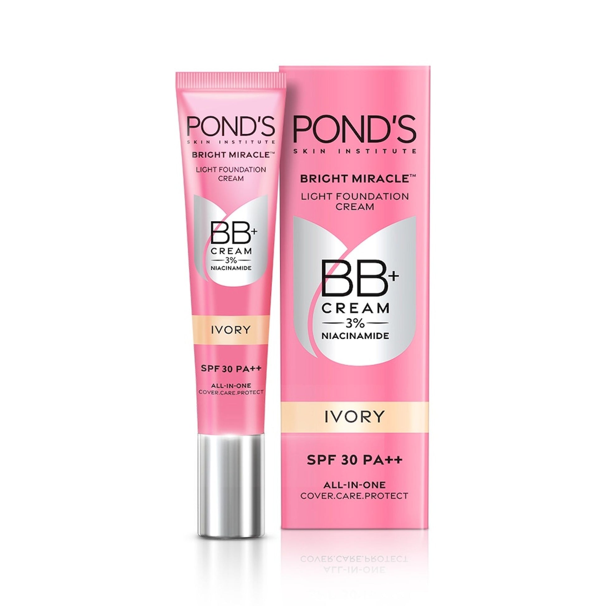 Ponds BB+ Cream Instant Spot Coverage + Light Make-up Glow Ivory