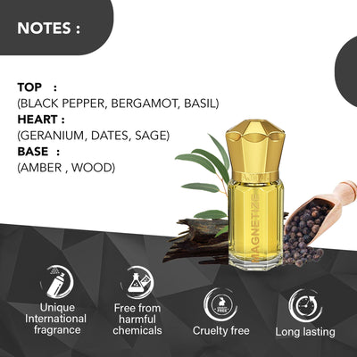 Ajmal India Magnetize Attar Concentrated Perfume For Him