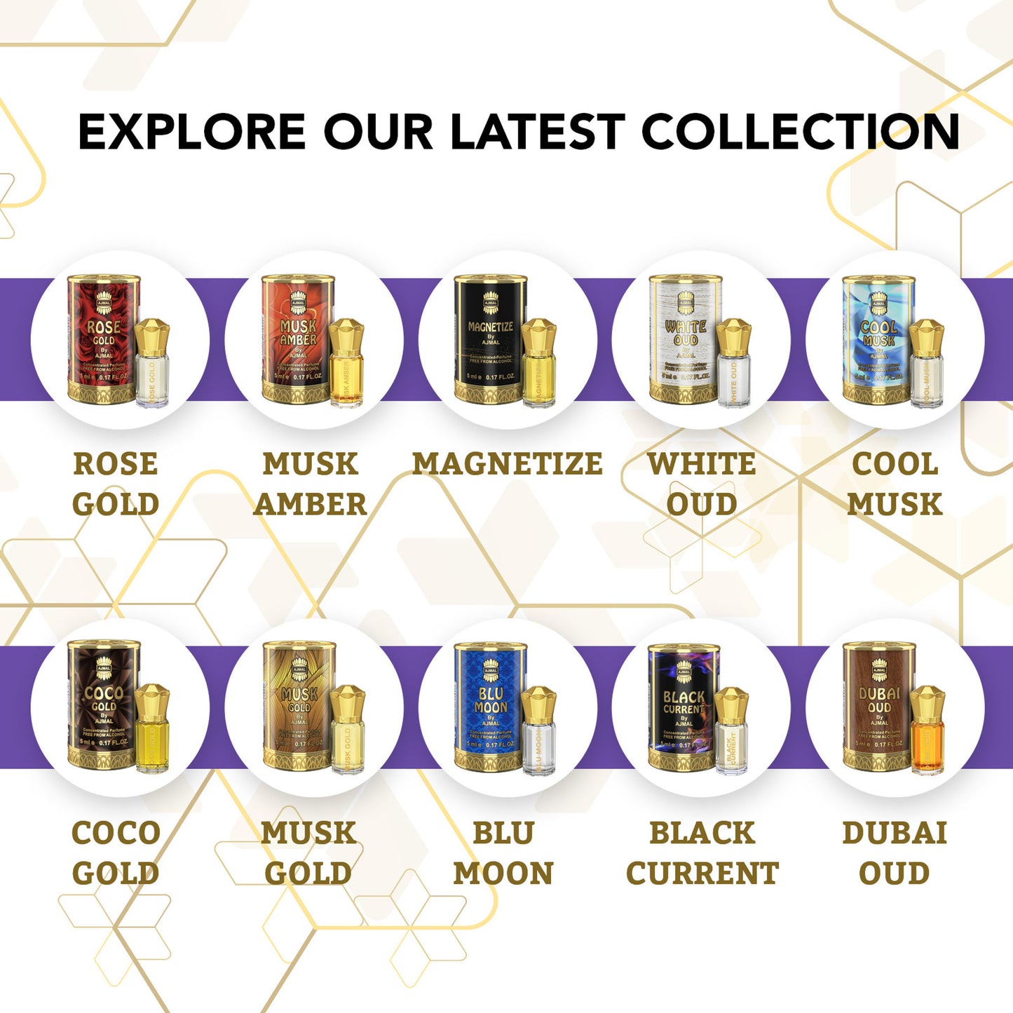 Ajmal India Black Current Attar Concentrated Perfume For Her