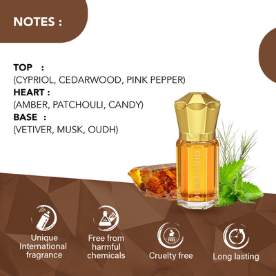 Ajmal India Dubai Oud Attar Concentrated Perfume For Her