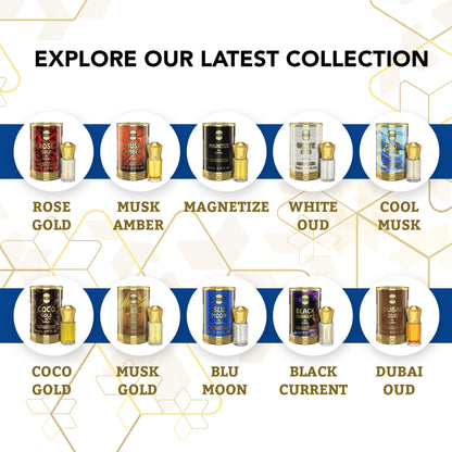 Ajmal India Blu Moon Attar Concentrated Perfume For Her