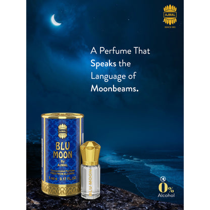 Ajmal India Blu Moon Attar Concentrated Perfume For Her